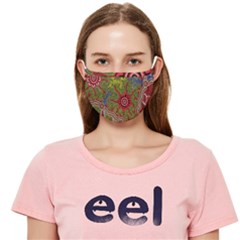 Authentic Aboriginal Art - Connections Cloth Face Mask (adult) by hogartharts