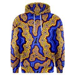 Authentic Aboriginal Art - Emu Dreaming Men s Overhead Hoodie by hogartharts