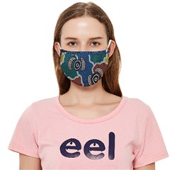 Authentic Aboriginal Art - Riverside Dreaming Cloth Face Mask (adult) by hogartharts
