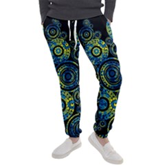 Authentic Aboriginal Art - Circles (paisley Art) Men s Jogger Sweatpants by hogartharts