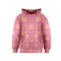 Fuzzy Peach Aurora Pink Stars Kids  Pullover Hoodie View1