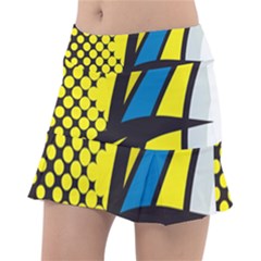 Colorful Abstract Background Art Classic Tennis Skirt by nateshop