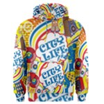 Colorful City Life Horizontal Seamless Pattern Urban City Men s Core Hoodie