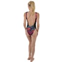 Vintage Flash Tattoos Designs Seamless Pattern High Leg Strappy Swimsuit View2