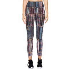 Abstract Colorful Texture Pocket Leggings  by Bedest