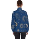 Asian Seamless Galaxy Pattern Women s High Neck Windbreaker View2