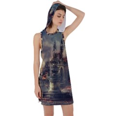 Braunschweig City Lower Saxony Racer Back Hoodie Dress by Cemarart