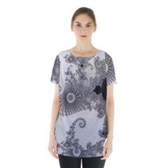 Males Mandelbrot Abstract Almond Bread Skirt Hem Sports Top by Cemarart