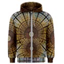 Barcelona Stained Glass Window Men s Zipper Hoodie View1