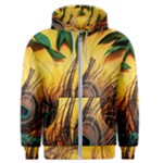 Art Paint Landscape Mountain Men s Zipper Hoodie