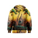 Peacock Feather Native Kids  Pullover Hoodie View2