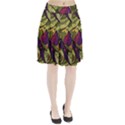 Green Paisley Background, Artwork, Paisley Patterns Pleated Skirt View1