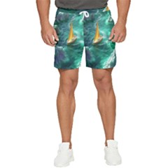 Lion King Of The Jungle Nature Men s Runner Shorts by Cemarart