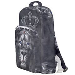 Lion King Of The Jungle Nature Double Compartment Backpack