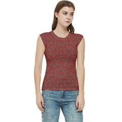 Hexagon Motif Geometric Tribal Style Pattern Women s Raglan Cap Sleeve T-shirt by dflcprintsclothing