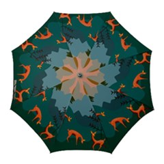 Roe Deer Animal Boho Bohemian Nature Golf Umbrellas