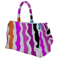 Warp Liquid Multicolor Kids Duffel Travel Bag by Cemarart