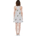 Pattern Leaves Daisies Print Inside Out Racerback Dress View2