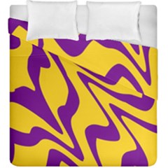 Waves Pattern Lines Wiggly Duvet Cover Double Side (king Size)