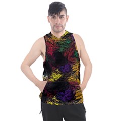 Eiffel Tower Pattern Wallpaper Men s Sleeveless Hoodie by Cemarart