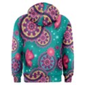 Floral Pattern Abstract Colorful Flow Oriental Spring Summer Men s Overhead Hoodie View2