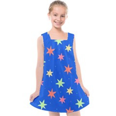 Background Star Darling Galaxy Kids  Cross Back Dress