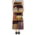 Book Nook Books Bookshelves Comfortable Cozy Literature Library Study Reading Room Fiction Entertain Full Length Maxi Skirt View2