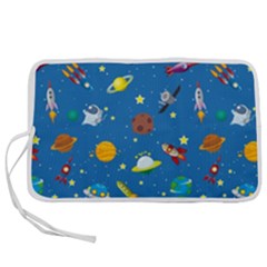 Space Rocket Solar System Pattern Pen Storage Case (m) by Apen