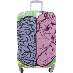 Brain Heart Balance Emotion Luggage Cover (large) by Maspions