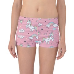 Cute Unicorn Seamless Pattern Boyleg Bikini Bottoms by Apen