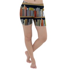 Book Nook Books Bookshelves Comfortable Cozy Literature Library Study Reading Reader Reading Nook Ro Lightweight Velour Yoga Shorts