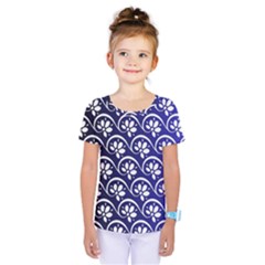 Pattern Floral Flowers Leaves Botanical Kids  One Piece T-shirt