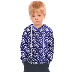 Pattern Floral Flowers Leaves Botanical Kids  Overhead Hoodie