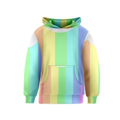 Rainbow Cloud Background Pastel Template Multi Coloured Abstract Kids  Pullover Hoodie by Maspions