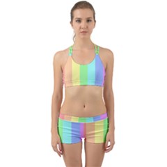 Rainbow Cloud Background Pastel Template Multi Coloured Abstract Back Web Gym Set by Maspions