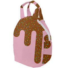 Ice Cream Dessert Food Cake Chocolate Sprinkles Sweet Colorful Drip Sauce Cute Travel Backpack by Maspions