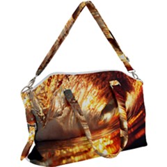 Wave Art Mood Water Sea Beach Canvas Crossbody Bag