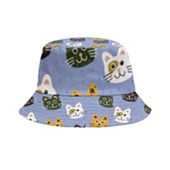 Cat Cat Background Animals Little Cat Pets Kittens Inside Out Bucket Hat by Maspions