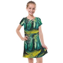 Trees Forest Mystical Forest Nature Junk Journal Landscape Nature Kids  Cross Web Dress