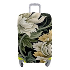 Flower Blossom Bloom Botanical Spring Nature Floral Pattern Leaves Luggage Cover (small) by Maspions