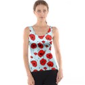 Poppies Flowers Red Seamless Pattern Women s Basic Tank Top View1