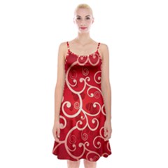 Patterns, Corazones, Texture, Red, Spaghetti Strap Velvet Dress