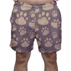 Paws Patterns, Creative, Footprints Patterns Men s Shorts by nateshop