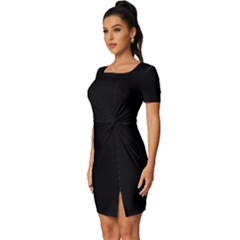 Fantastico Original Fitted Knot Split End Bodycon Dress by FEMOriginal