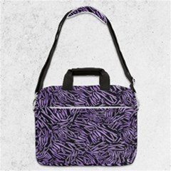 Enigmatic Plum Mosaic Macbook Pro 13  Shoulder Laptop Bag  by dflcprintsclothing