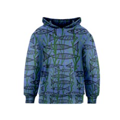 Fish Pike Pond Lake River Animal Kids  Pullover Hoodie by Maspions