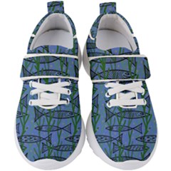Fish Pike Pond Lake River Animal Kids  Velcro Strap Shoes