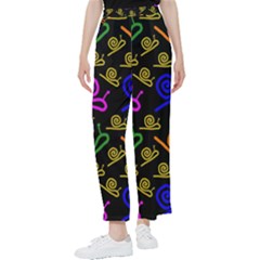 Pattern-repetition-snail-blue Women s Pants 