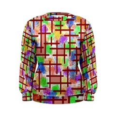 Pattern-repetition-bars-colors Women s Sweatshirt