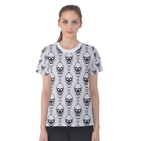 Scull  Women s Cotton T-shirt by TriThread